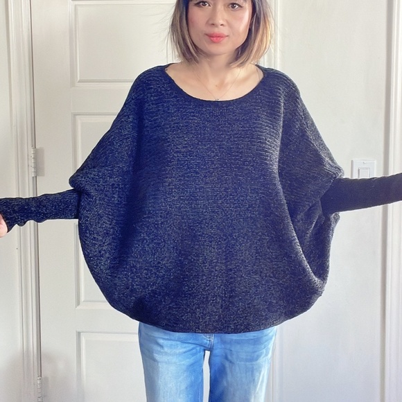 06 Cozy Chenille Batwing Sleeve Sweater Top - Picture 5 of 14